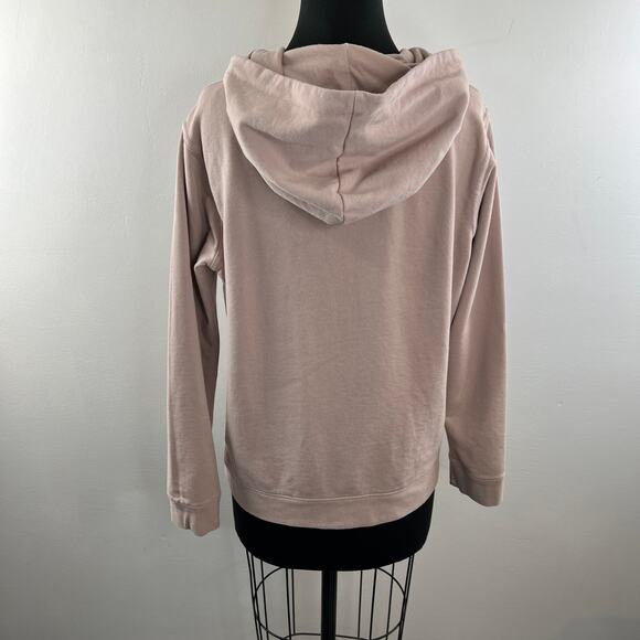 Robe di Kappa Pink Hoodie Cotton Blend Long Sleeves Front Pocket Pullover Sz XL - Picture 6 of 11